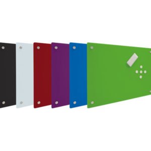 Magnetic Coloured Glass Writing Boards