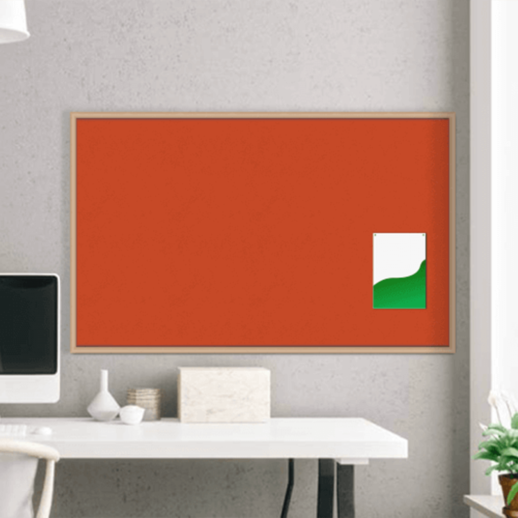 Eco Straight Notice Boards 100 Recycled Material Magiboards