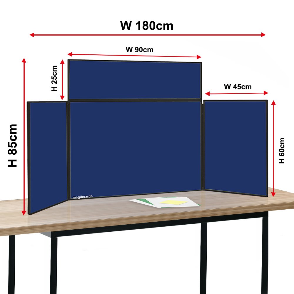 Velcro Presentation Display Board (4 Panel) : : Office Products