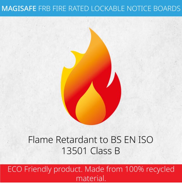 MagiSafe FRB Fire Rated Lockable Notice Boards