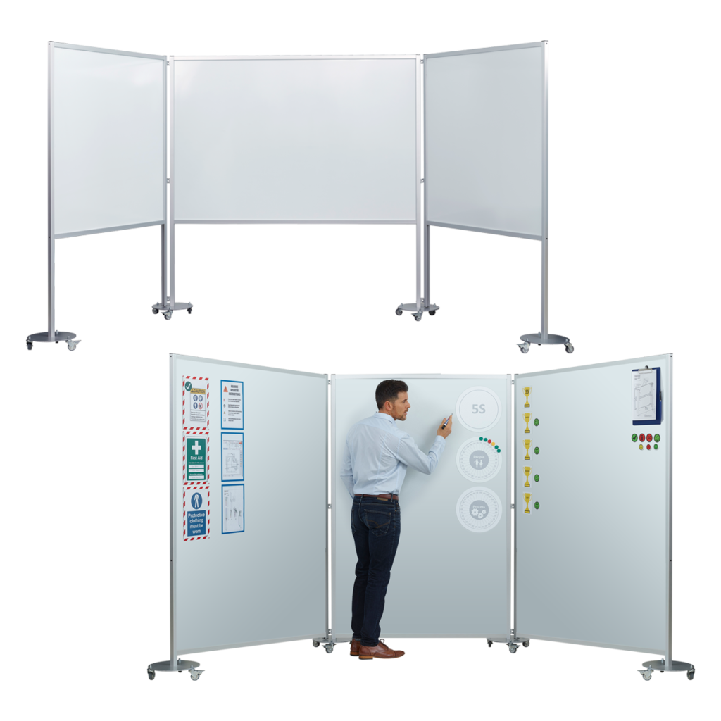 Mobile Meeting Station Whiteboards | Delivered Across The UK | Magiboards