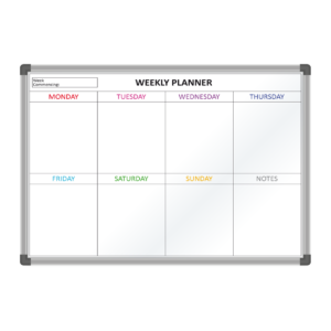 Weekly Planner Printed Whiteboards