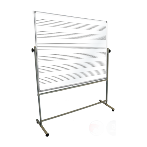 Mobile Music Staves Printed Whiteboard