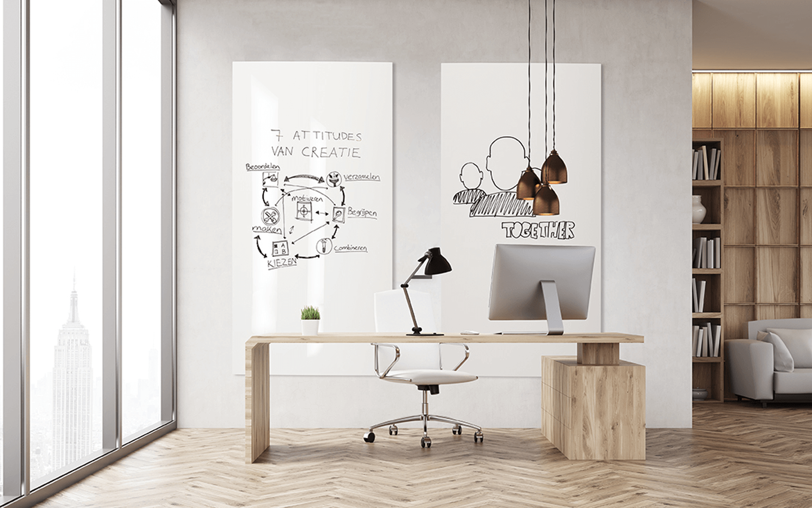 Chameleon Sharp Frameless Whiteboards