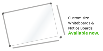 Introducing Custom Size Whiteboards & Noticeboards