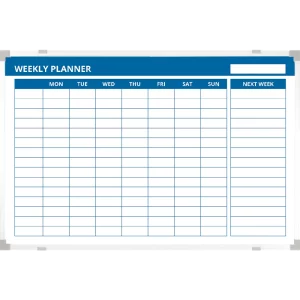 Magnetic Weekly Planner Whiteboard 90 x 60