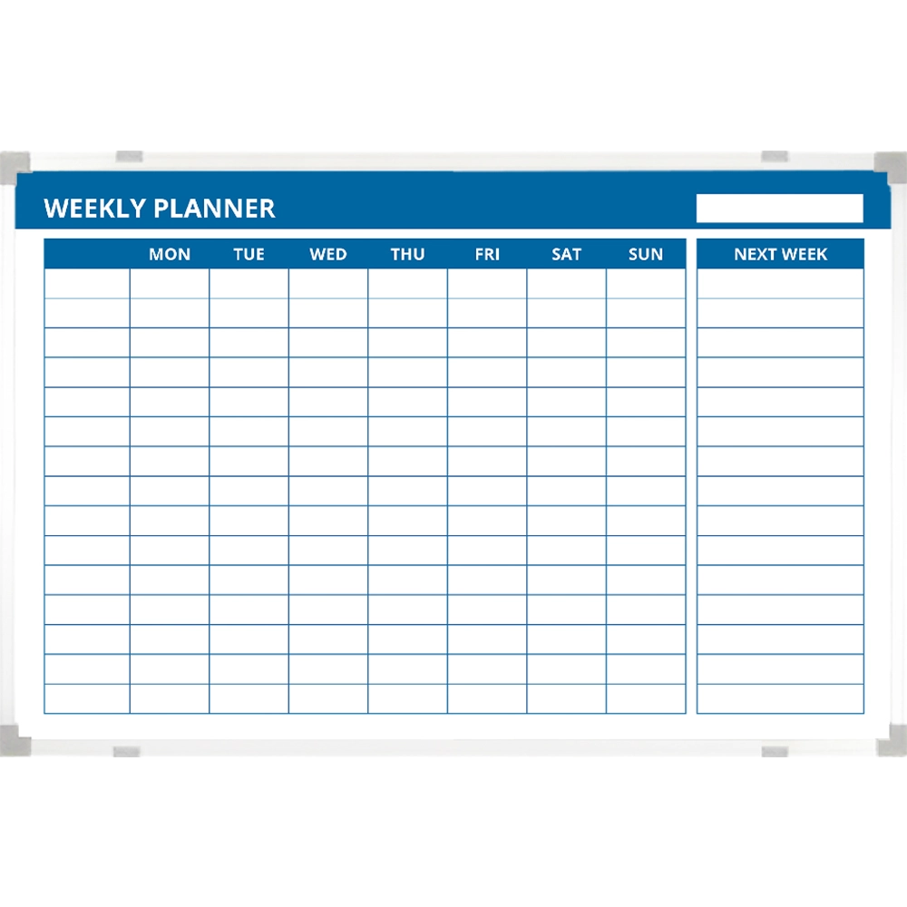 Magnetic Weekly Planner Whiteboard 90 x 60