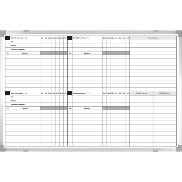 <div class="h4"><B>Veolia Planning Board</B></div><div class="caption-text">An effective holiday tracker with customer information along with details of future bookings, training courses and hired equipment.</div>