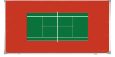 Magnetic Tennis Court Whiteboard | Judy Murray