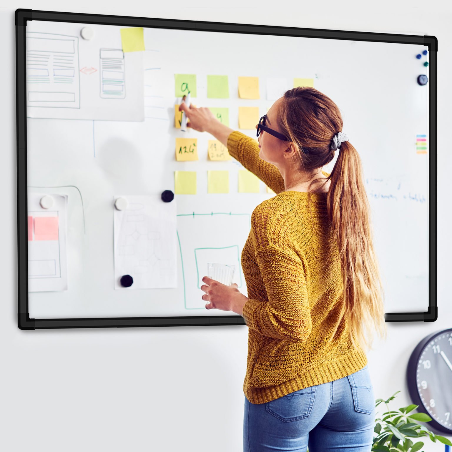 Enamel Whiteboard With Aluminium Frames | Magiboards