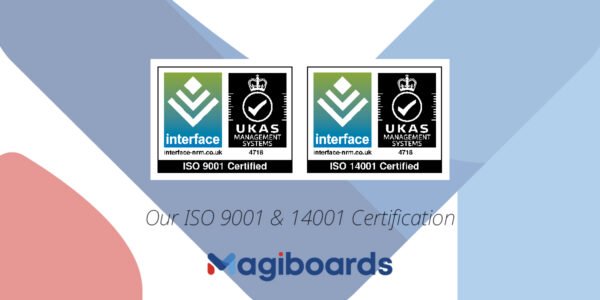 ISO 9001 & ISO 14001 Renewed till 2027 | Magiboards
